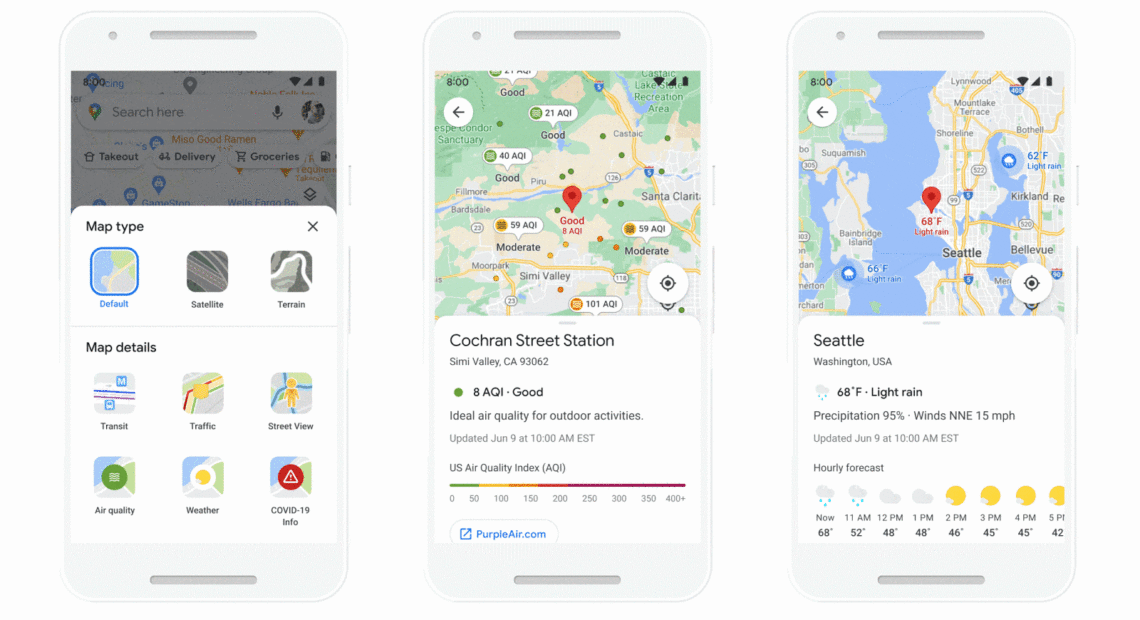calidad-del-aire-Google-Maps lanzamientos